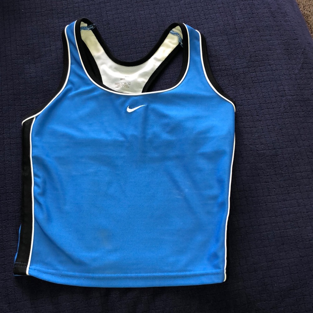 Blue Nike Sports Top